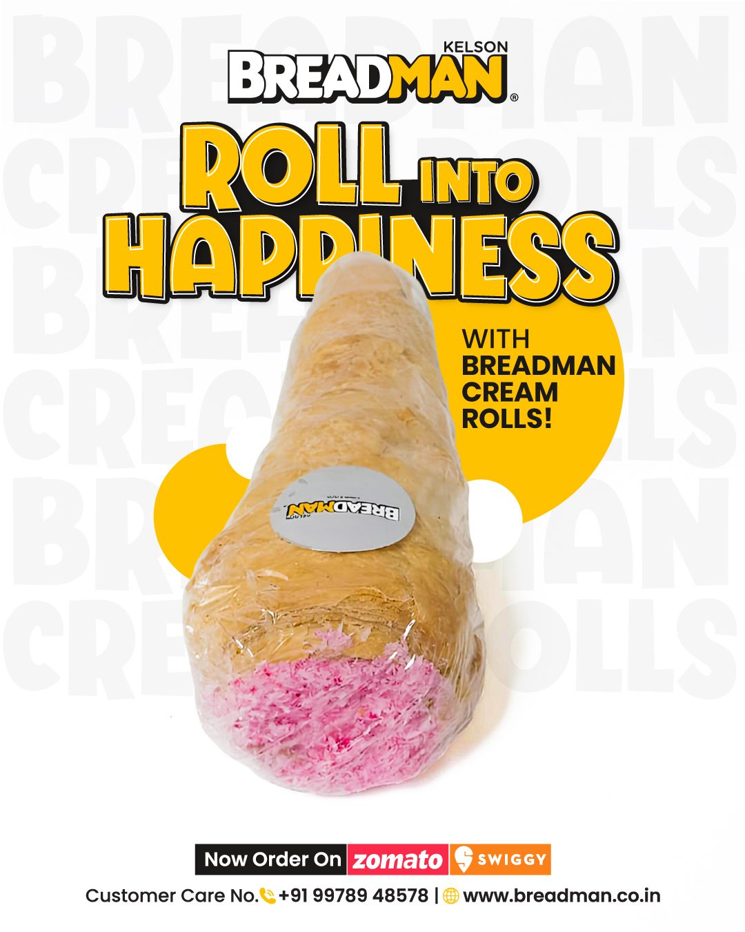 Breadman cream roll happiness
