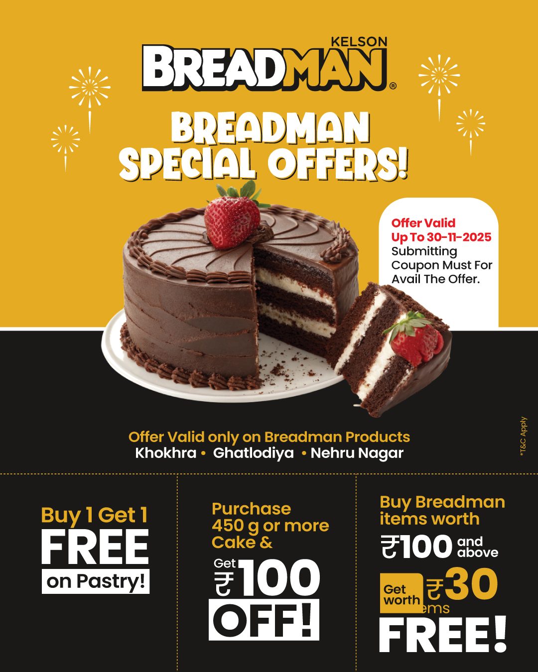 Breadman pastry festive offers