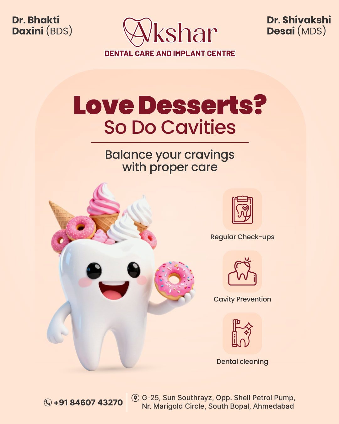 Akshar Dental awareness creative